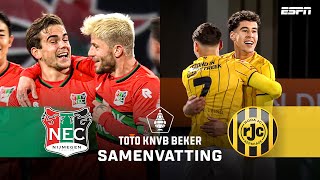 GROOT BEKERSPEKTAKEL met ACHT GOALS! 🤯🍿 | Samenvatting N.E.C. - Roda JC