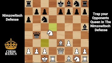 Chess Trap in the Nimzowitsch Defense | Win your opponents Queen or Checkmate them