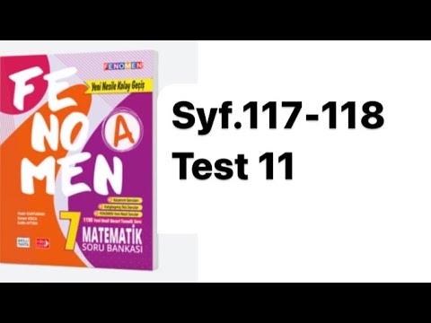 7.SINIF FENOMEN A S.217-218 TEST 11 ALAN PROMLEMLERİ