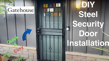 DIY How to Install a Steel Security Door | Quick and Easy Installation Tutorial | Gatehouse Brand