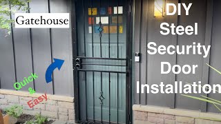 DIY How to Install a Steel Security Door | Quick and Easy Installation Tutorial | Gatehouse Brand