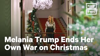 Melania Trump Unveils White House Christmas Decorations | NowThis