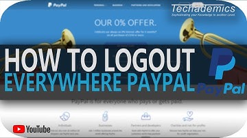 How To: Log Out All Devices on Paypal | Disable PayPal One Touch