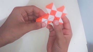 Easy and simple cross with snake cube