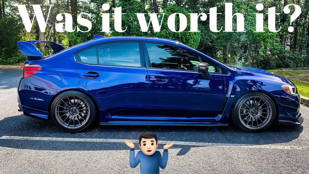 Subaru STI Perrin Sway Bar and Endlinks Review - YouTube