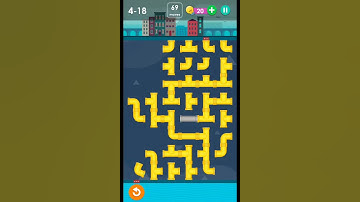 Smart puzzles pipes hard level 18 #how to solve pipes level 4-18