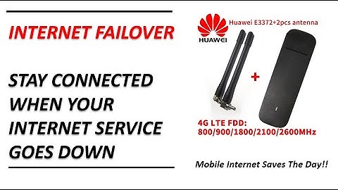Internet Failover - Stay Online when your Broadband Fails