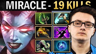 Queen of Pain Dota Gameplay Miracle with 19 Kills and Parasma