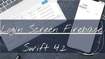 Login/Register with Firebase Swift 4.2