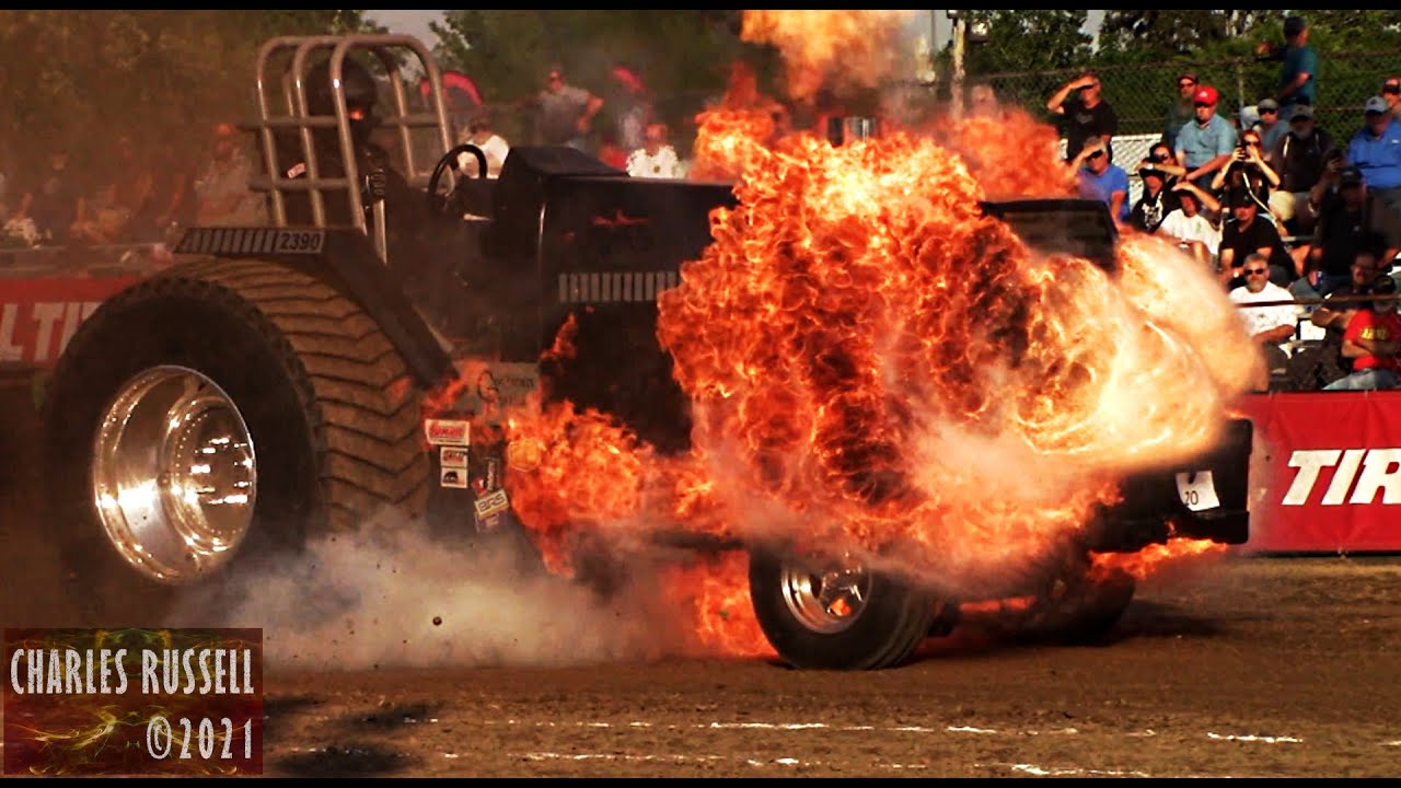 Big Bad Super Farm Tractor Pulling action from Brandenburg Ky. NTPA Grand National 2023 (friday)