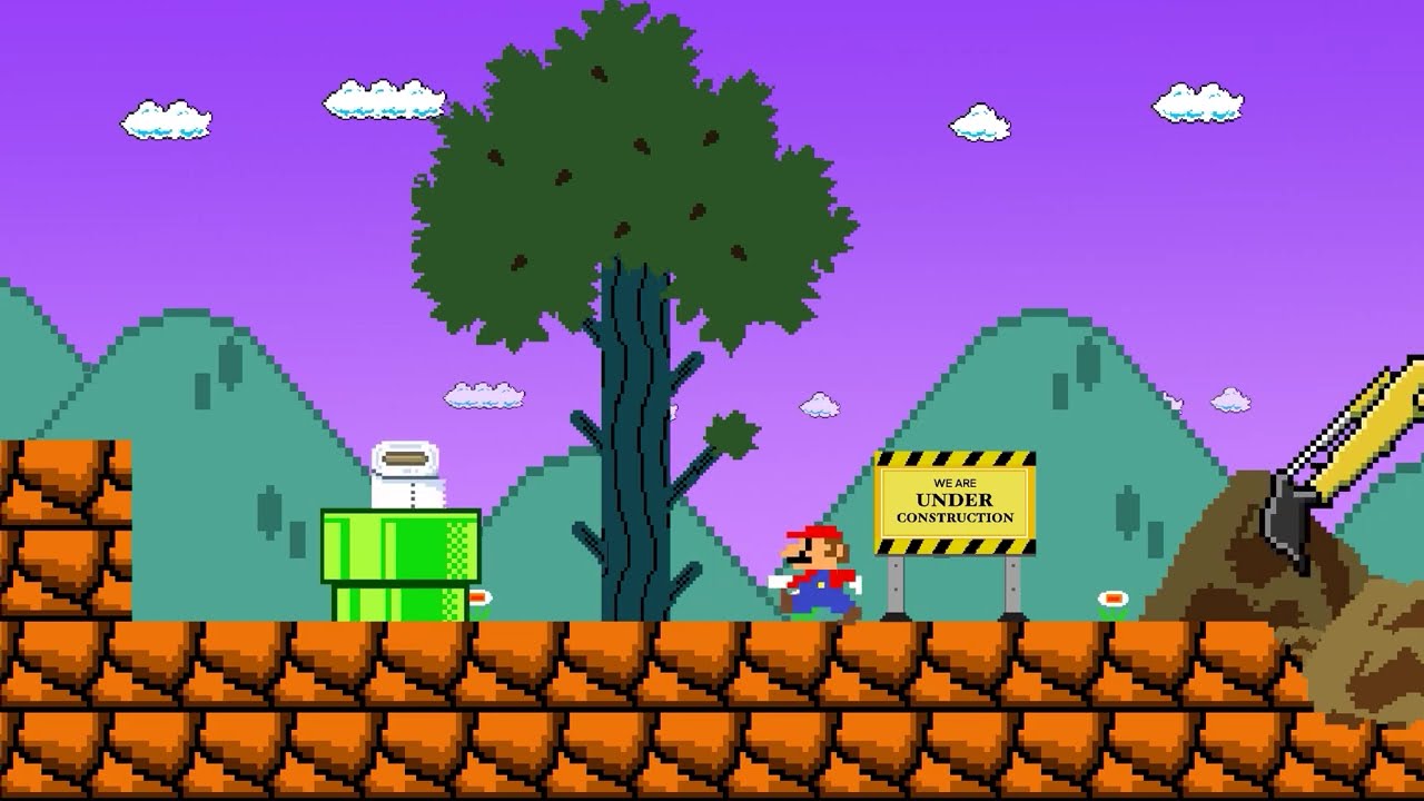 Can Luigi Use FIRE TRUCK Rescue Mario and His Family in Time? | Game Animation