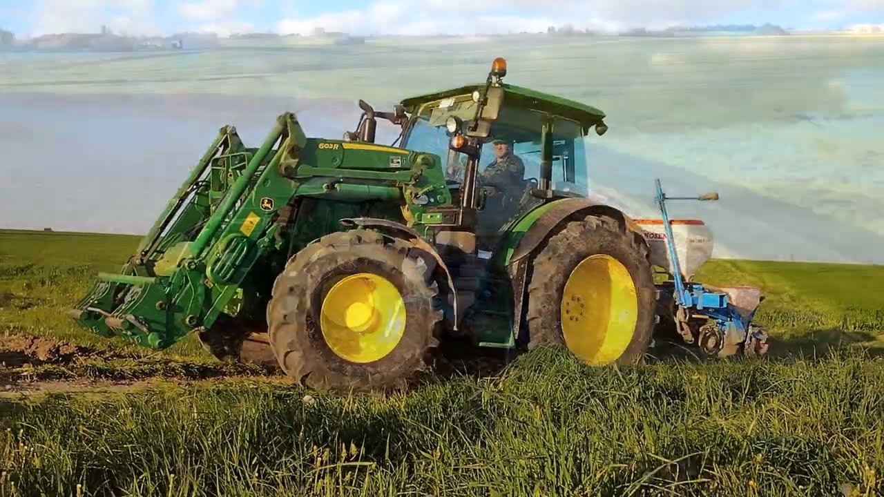 Siew kukurydzy 2023 |Świętokrzyskie| John Deere 6105 RC + Monosem