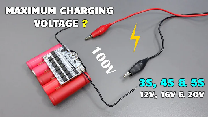 What is the Maximum Charging voltage for a ( 12v, 16v & 20v ) Lithium Ion Battery Pack ?