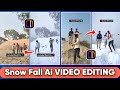 Snow Fall Reels Video Editing | Snow Fall Reels Video Kaise Banaye | Manali Trip Snow Fall Editing 