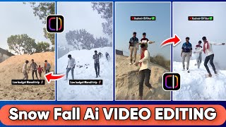 Snow Fall Reels Video Editing | Snow Fall Reels Video Kaise Banaye | Manali Trip Snow Fall Editing  screenshot 5