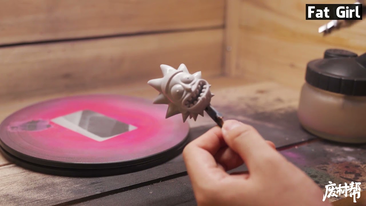 DIY 3D printing Rick and Moti shaking head doll