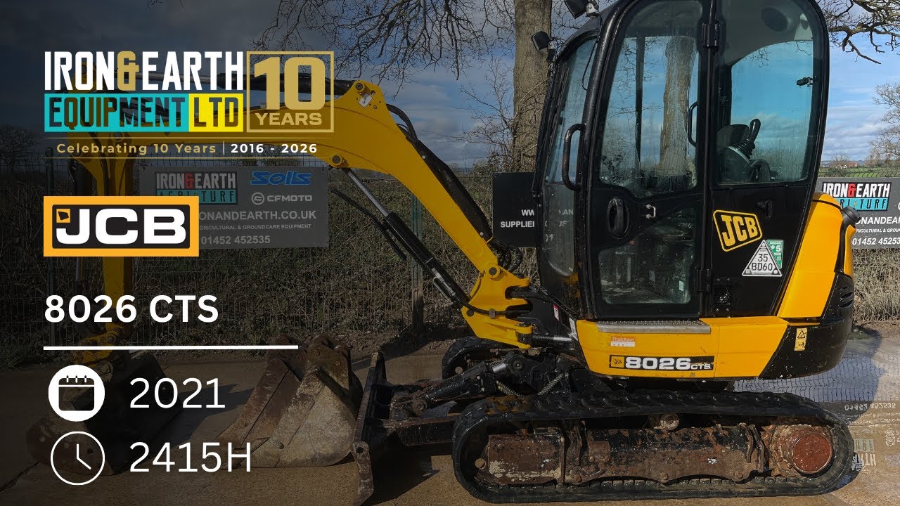 2021 JCB 8026 CTS Excavator 