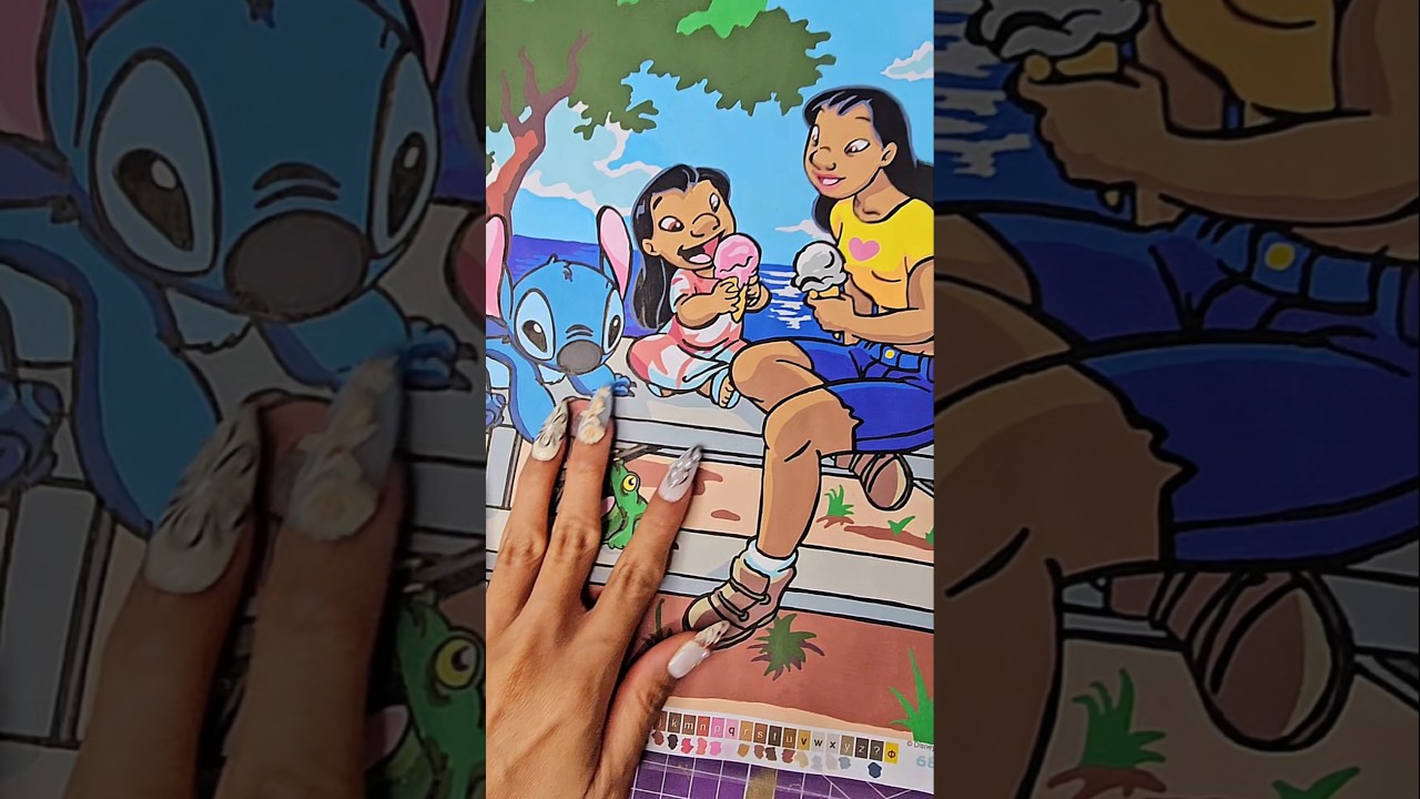 Lilo & Stitch Disney Mystery Color By Number 