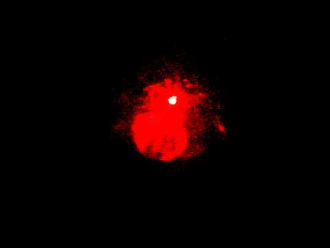 Diffuse reflection by 5mw laser