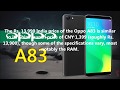 Oppo A83 With 3GB of RAM Launching in India on Saturday