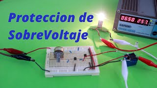 Circuito de Proteccion de Sobre Voltaje con el TL431