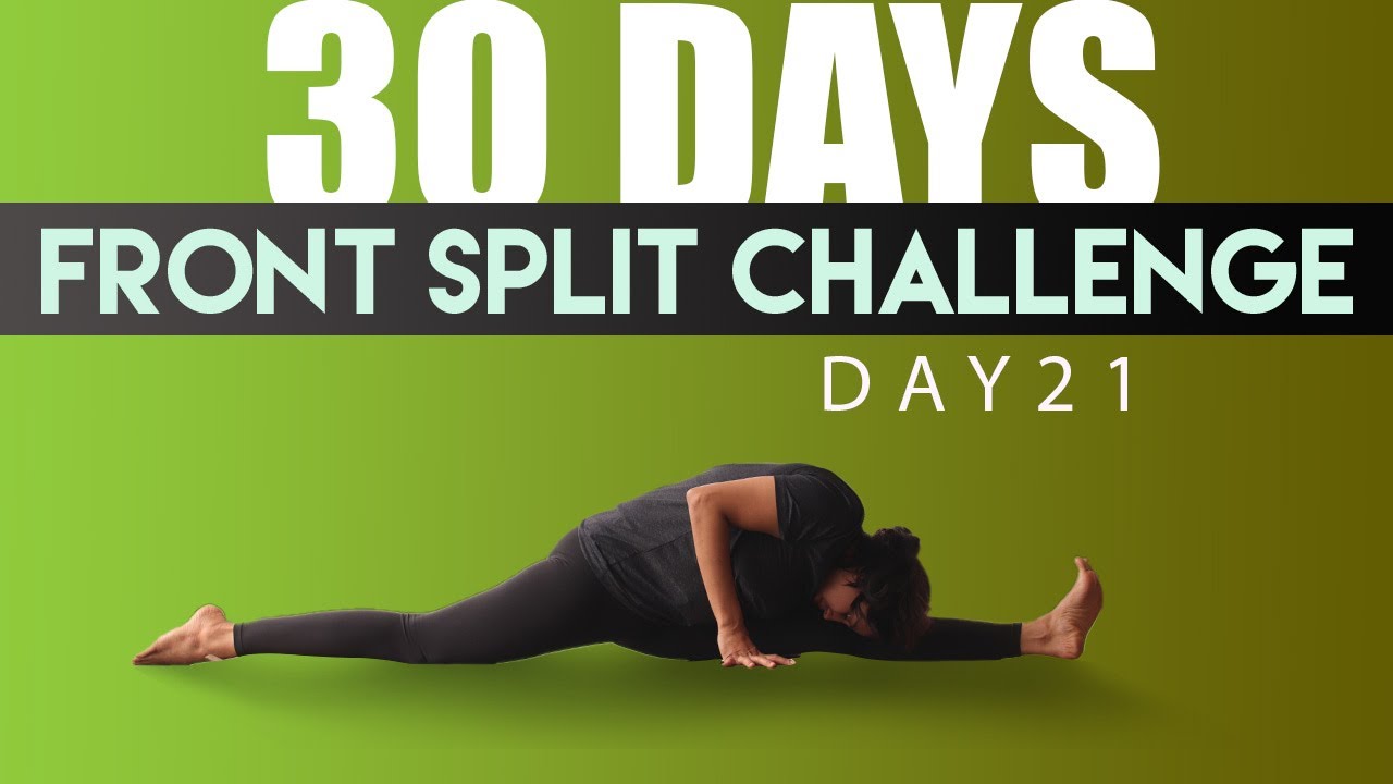 Day 21 | How to practice front split in a month | 30 days - YouTube