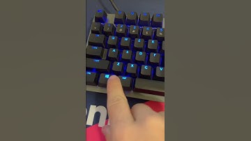 Pressing the Alt key on a Logitech G512 Keyboard #shorts #keyboard #click