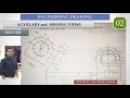 Engineering drawing  auxillary with missing views problem 02  learn with nikhil