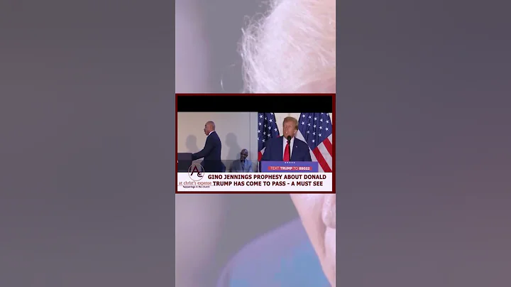 GINO JENNINGS PROPHESY ABOUT DONALD TRUMP HAS COME TO PASS   A MUST SEE!! #shortvideo #shorts