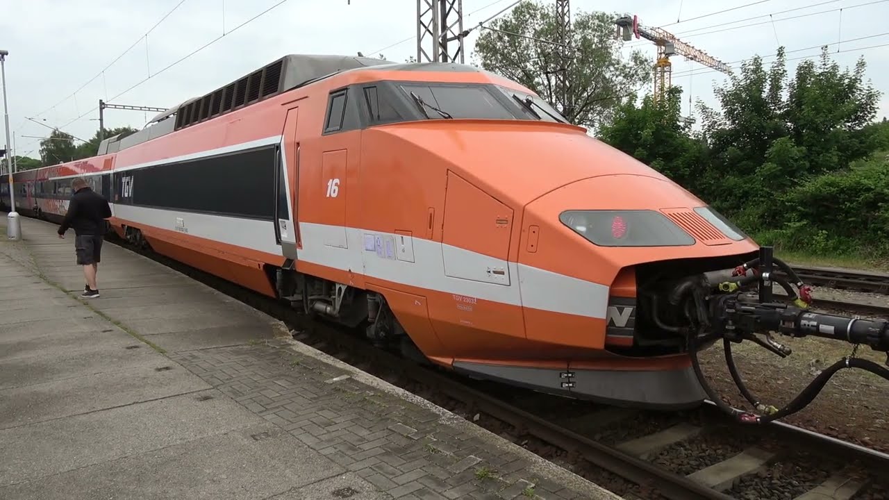 Vlak TGV -  Prezentace v Jihlavě 10.6.2022