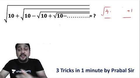 Maths 3 Short Tricks in 1 Minute by Prabal Lavaniya