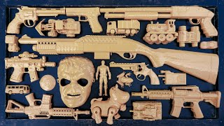 Membersihkan Nerf Shotgun, Assault Rifle, AK47, Sniper Rifle, Glock Pistol, M16, nerf speed EPS 050