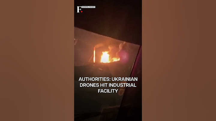 Russia: Huge Fire at Saratov Industrial Facility As Authorities Claim Ukraine Drone Attack | N18G