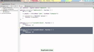 WebStorm 8 - Advanced AngularJS Support