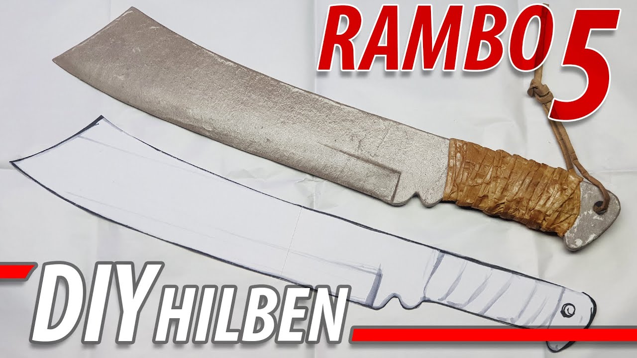 Diy Rambo 5 Hilben Knife / Machete "UNBELIEVABLE, this is realy