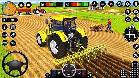 Modern Tractor Farming Driving Simulator 3D - New Tractor Games - Android GamePlay #2