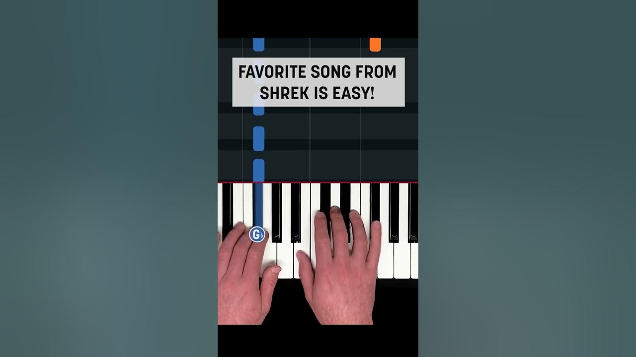EASY song from SHREK anyone can play! #shorts EASY song from SHREK anyone can play! #shorts