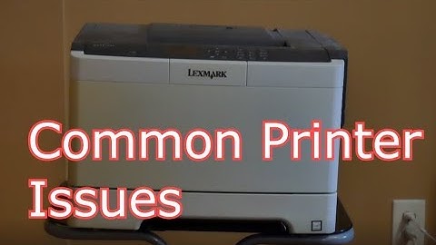 IT: Troubleshooting Common Printer Issues @LexmarkHowtoVideos