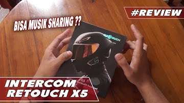 INTERCOM BISA MUSIK SHARING ?? || REVIEW INTERCOM RETOUCH X5 INDONESIA