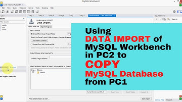 Copy MySQL Database to Another PC  (Part 2/2 ... Data Import)