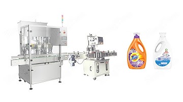 Tracking Type Laundry Detergent Filling Capping machine