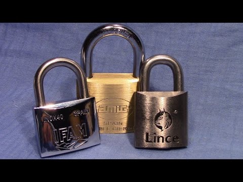 (picking 241) Spanish padlock souvenir picking on AMIG, Lince, IFAM and a little warning