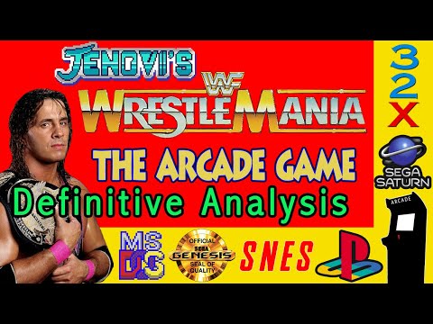 WWF WrestleMania the Arcade game Definitive Analysis | 32X Genesis Dos Saturn PSX SNES Comparison.