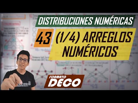 Arreglos numéricos |