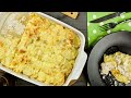 Курица с картошкой в сливках под сырной шубкой в духовке