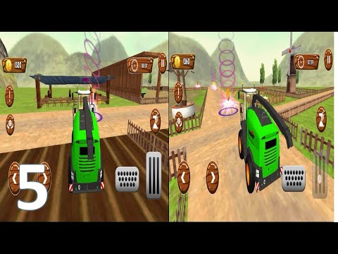 Cargo Tractor Trolley Simulator Farming Game V2 New Game Mobile Walkthrough All Levels iOS,Andro