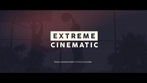 After Effects Template: Dynamic Opener