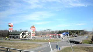 OLD MCI GREYHOUND BUS RIDE - MONTREAL TO OTTAWA