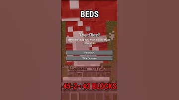 How many Blocks fall can you survive in Minecraft #minecraft #minecraftshorts
