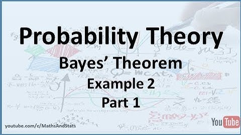 Probability Theory: Bayes